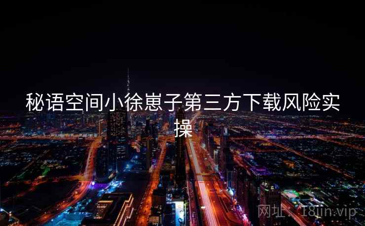 秘语空间小徐崽子第三方下载风险实操