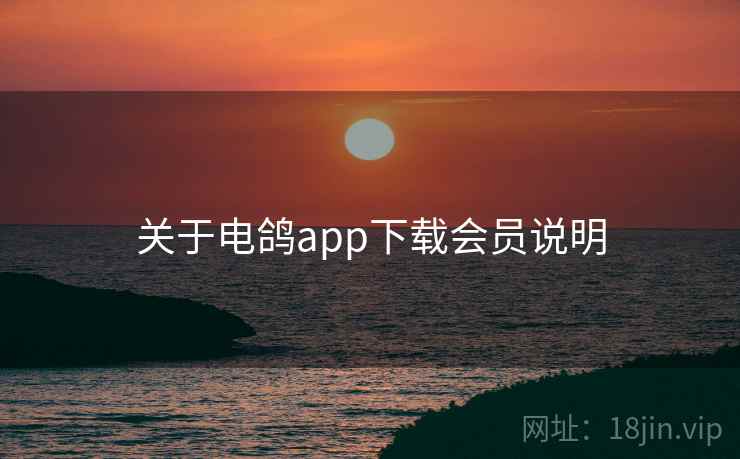关于电鸽app下载会员说明